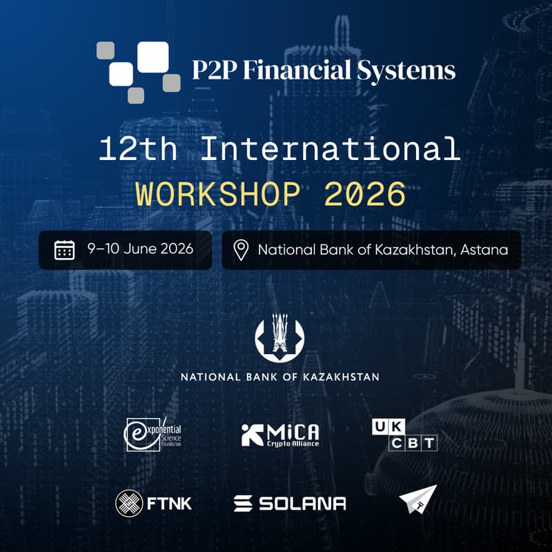 Cover Image for Peer-to-Peer Financial Systems Workshop (P2PFISY)