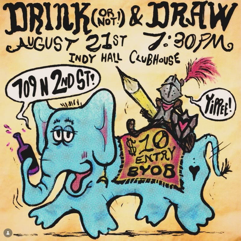 Cover Image for Drink (Or Not) & Draw