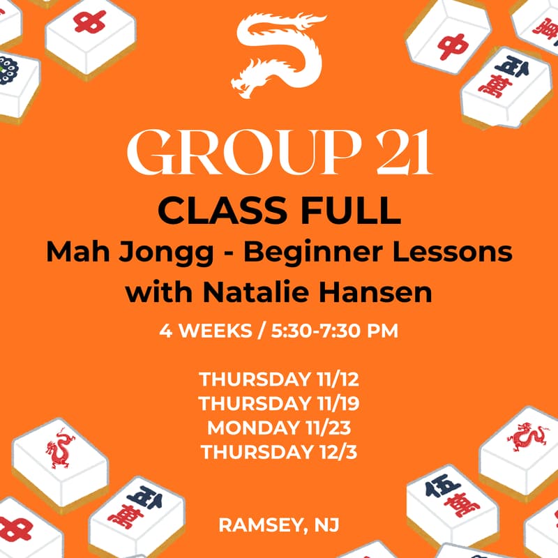 Cover Image for Beginner Mah Jongg Lessons - Group 21