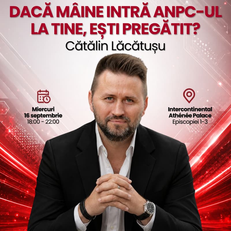 Cover Image for RBC #412 | DACĂ MÂINE INTRĂ ANPC-UL LA TINE, EȘTI PREGĂTIT? | Cătălin Lăcătușu