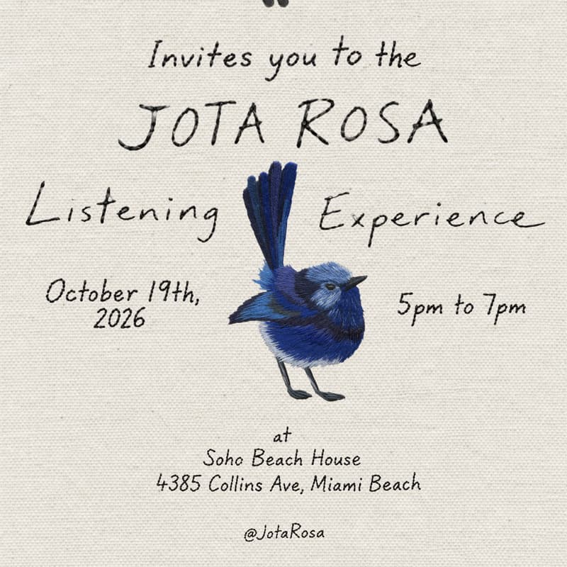 Cover Image for JOTA ROSA Listening Experience