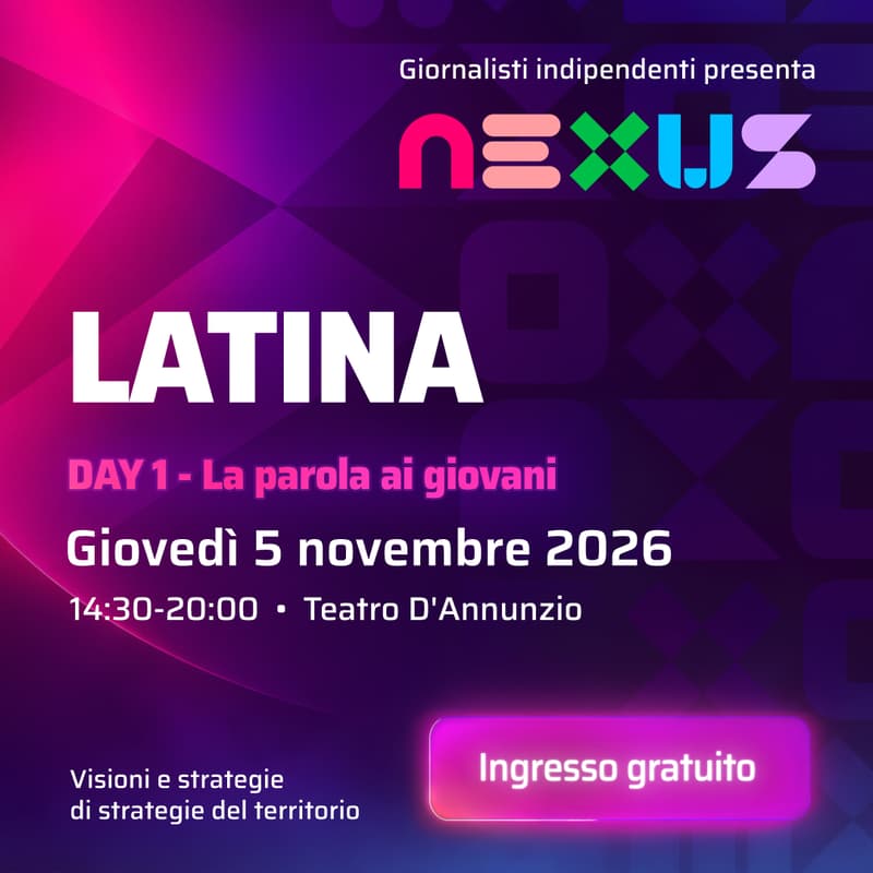 Cover Image for NEXUS Latina · Giorno 1 · La parola ai giovani