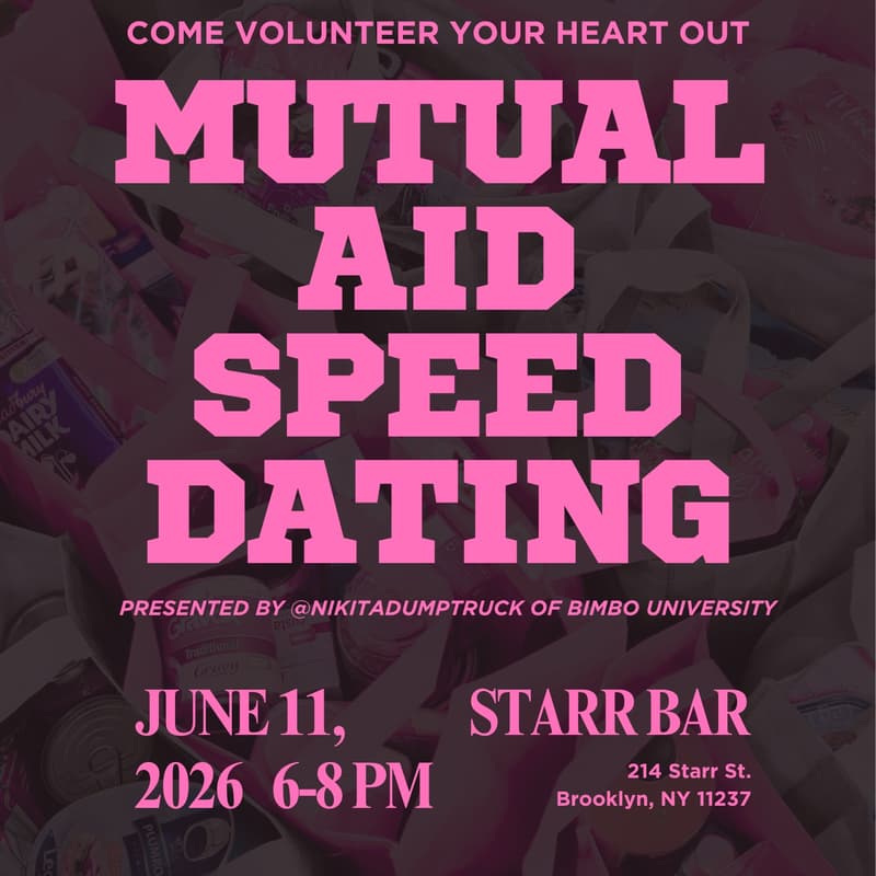 Cover Image for Mutual Aid Speed Dating