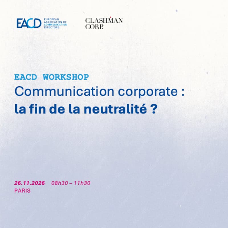 Cover Image for EACD WORKSHOP #1 - STRATÉGIES D'INFLUENCE, CRISES ET MENACES ACTIVISTES.