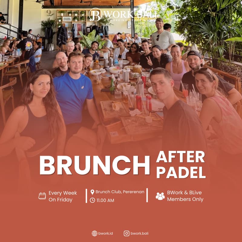 Cover Image for Brunch After Padel at the Brunch Club Pererenan