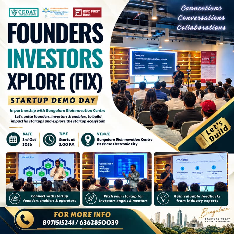 Cover Image for Founders & Investors Xplore by CEDAT
