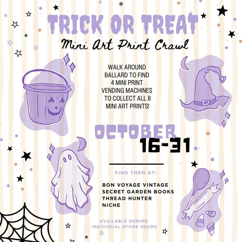 Cover Image for Trick or Treat Mini Print Art Crawl