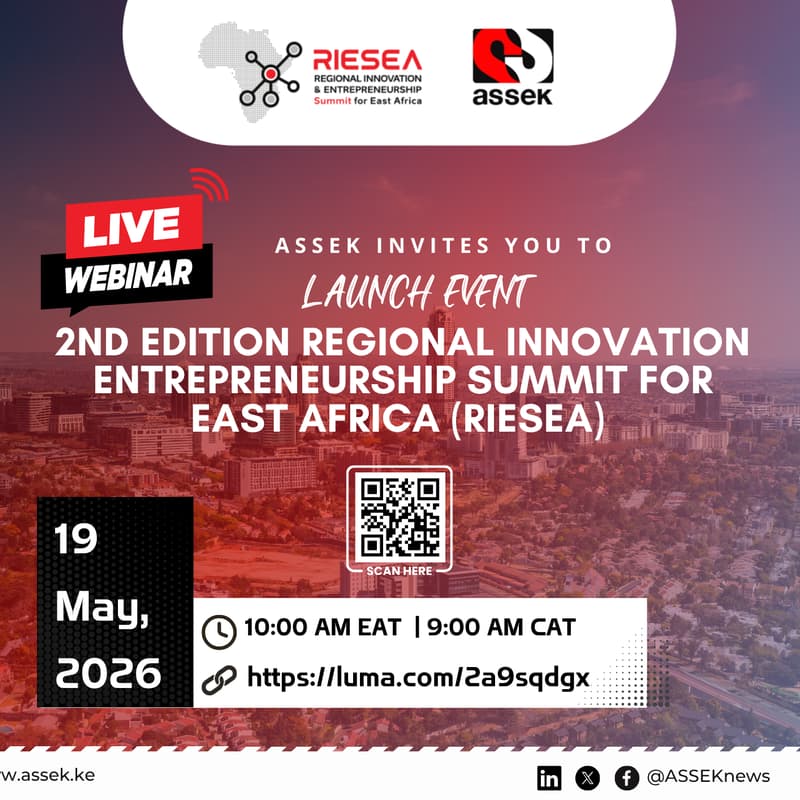 Cover Image for Launch Event: 2nd Edition of Regional Innovation Entrepreneurship Summit for East Africa (RIESEA)
