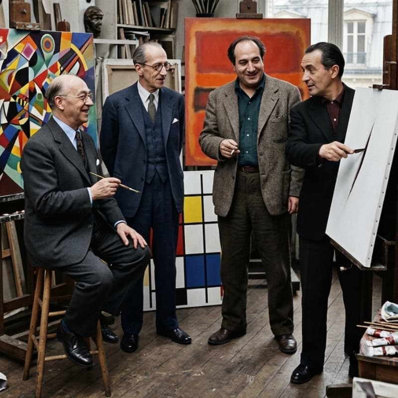 Cover Image for Lezione introduttiva | Oltre la forma: viaggio nell’astrattismo da Mondrian a Fontana 📚