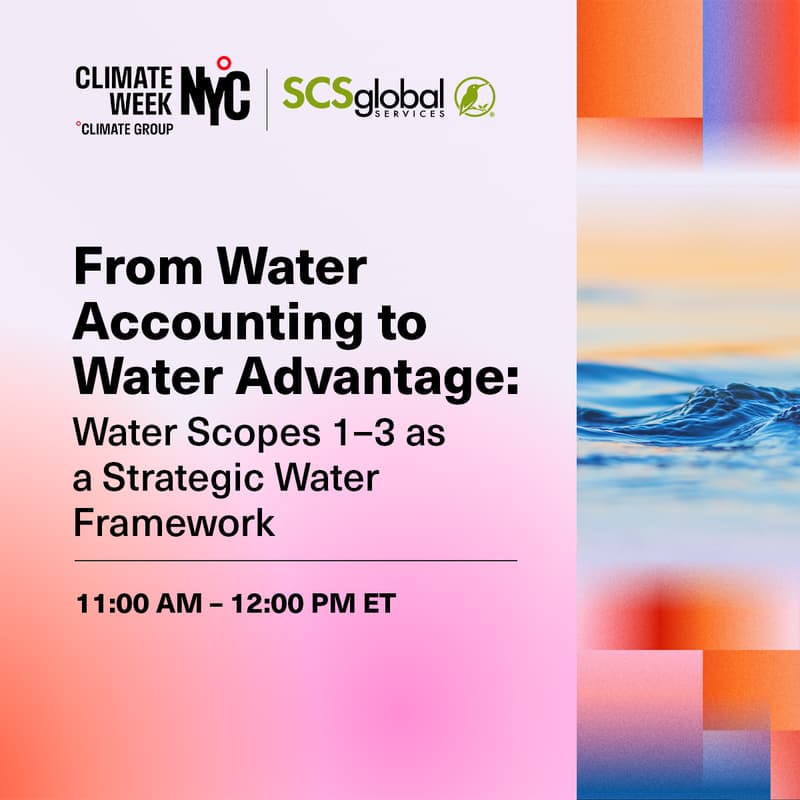 Cover Image for From Water Accounting to Water Advantage: Water Scopes 1–3 as a Strategic Water Framework