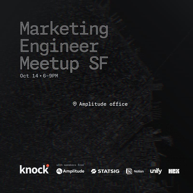 Cover Image for Marketing Engineer Meetup SF