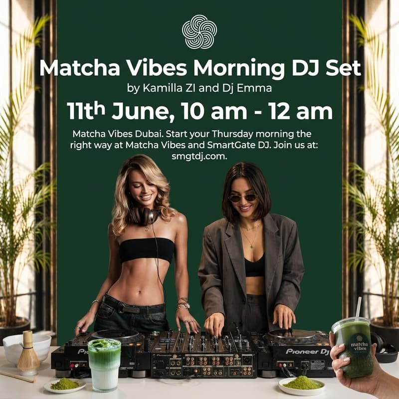Cover Image for Matcha Vibes Morning DJ Set