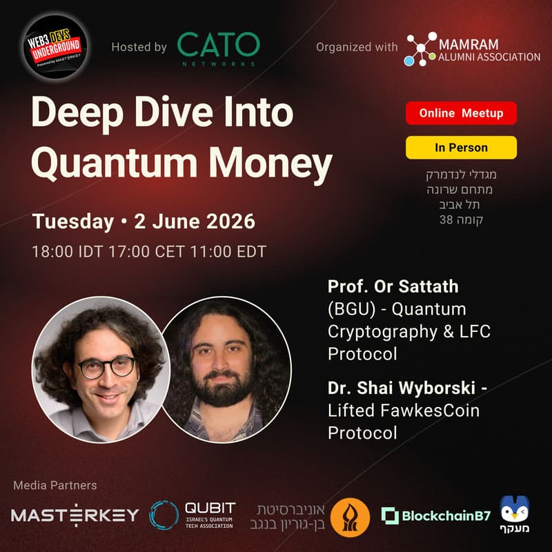 Cover Image for Save The Date | Quantum Money Special | Web3 Devs Underground