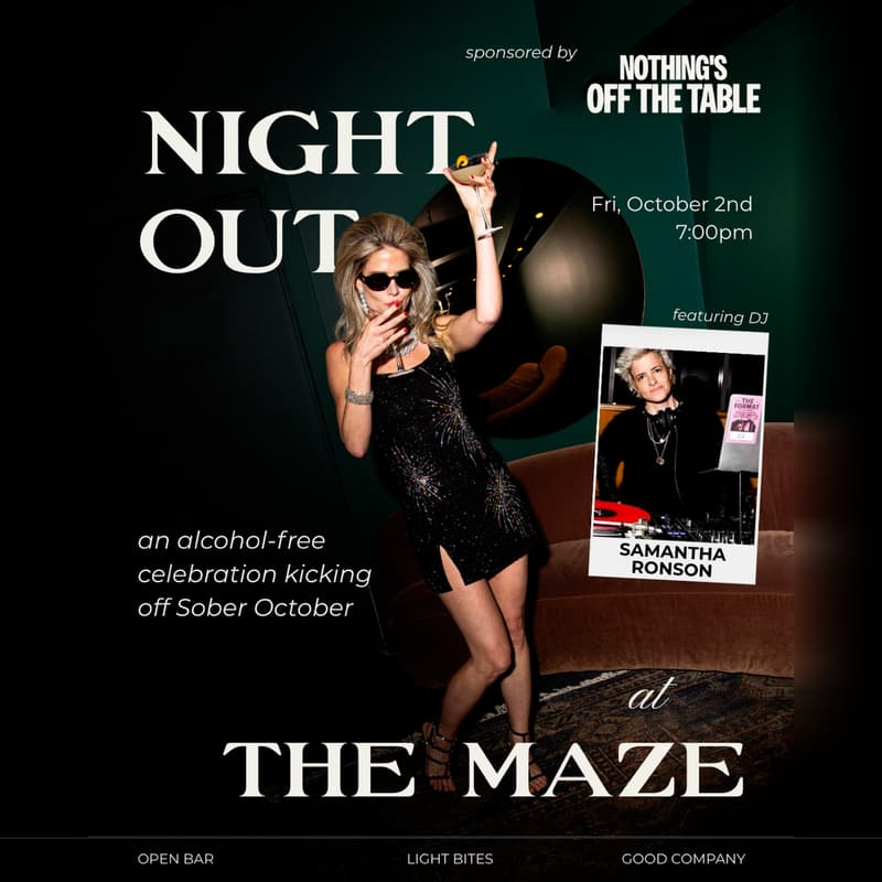 Cover Image for Night Out at The Maze, A Sober October Celebration