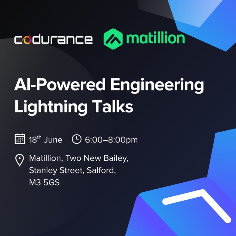 Cover Image for Codurance x Matillion: AI-Powered Engineering Lightning Talks