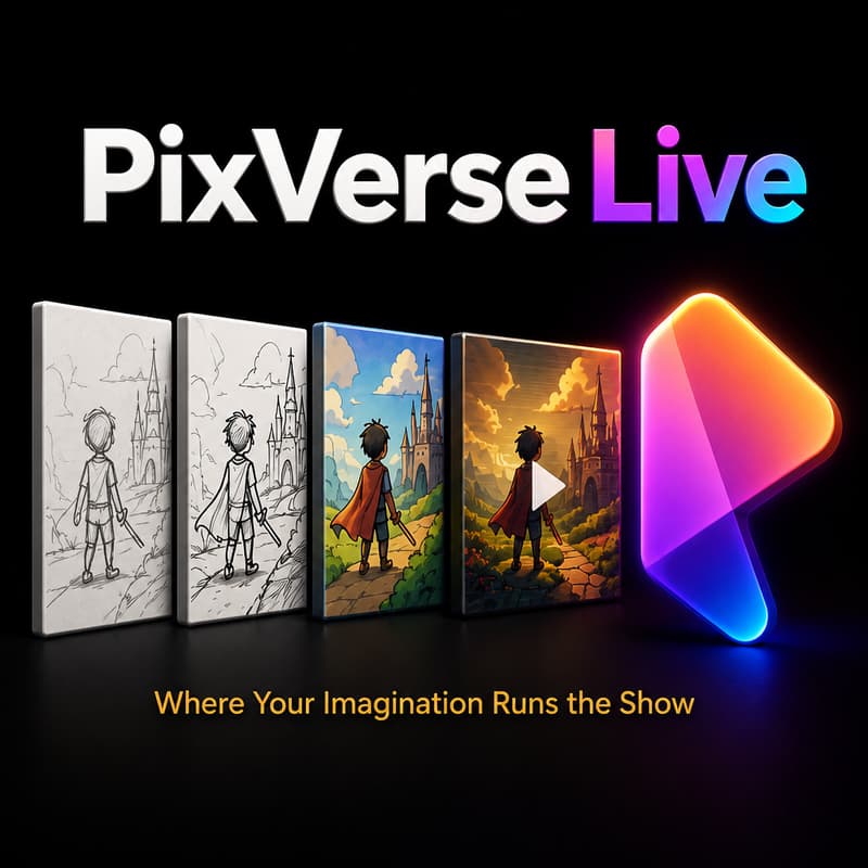 Cover Image for PixVerse Live: Create Production-Ready AI Videos with PixVerse