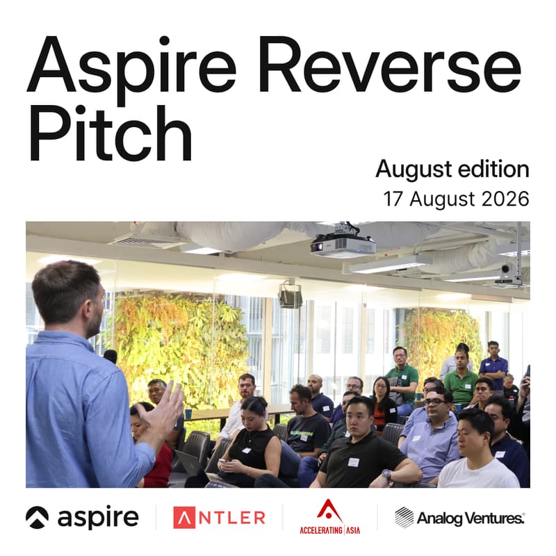 Cover Image for Aspire Reverse Pitch - "A" is for August Edition