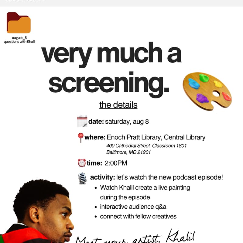 Cover Image for very much a screening