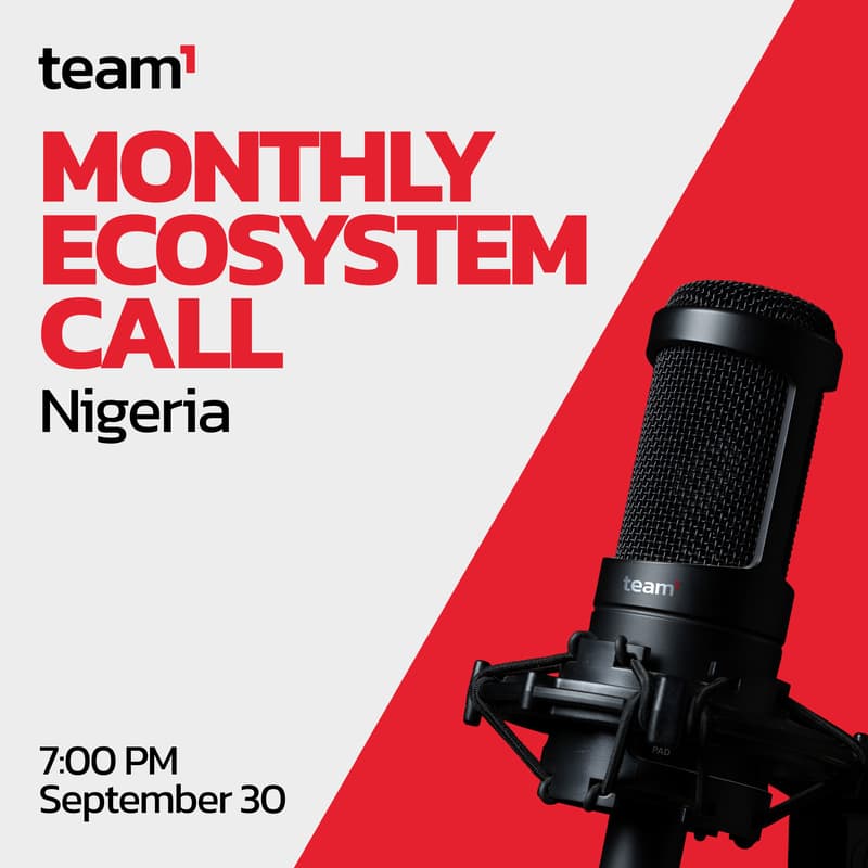 Cover Image for Team1 Monthly Ecosystem Call