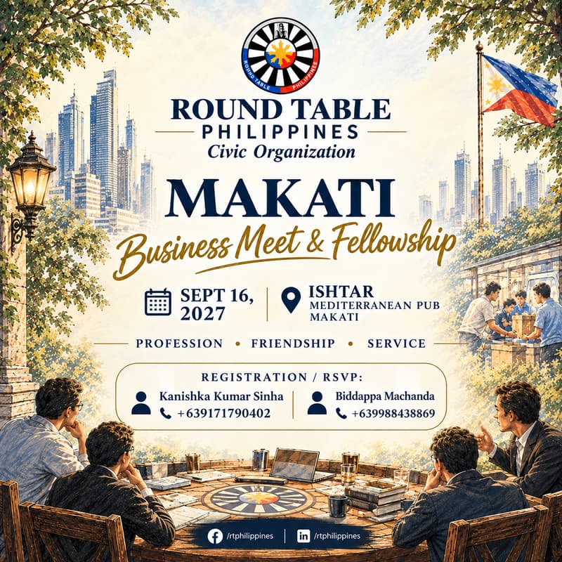 Cover Image for Round Table 1 Makati PH | September Business Meet & Fellowship