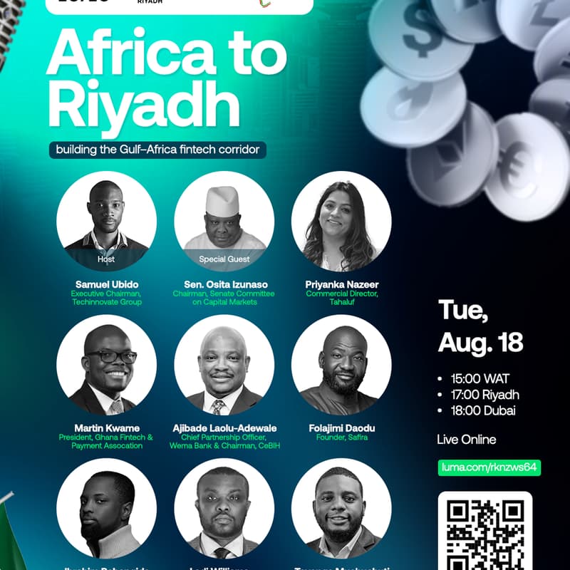 Cover Image for Africa to Riyadh: Building the Gulf–Africa Fintech Corridor