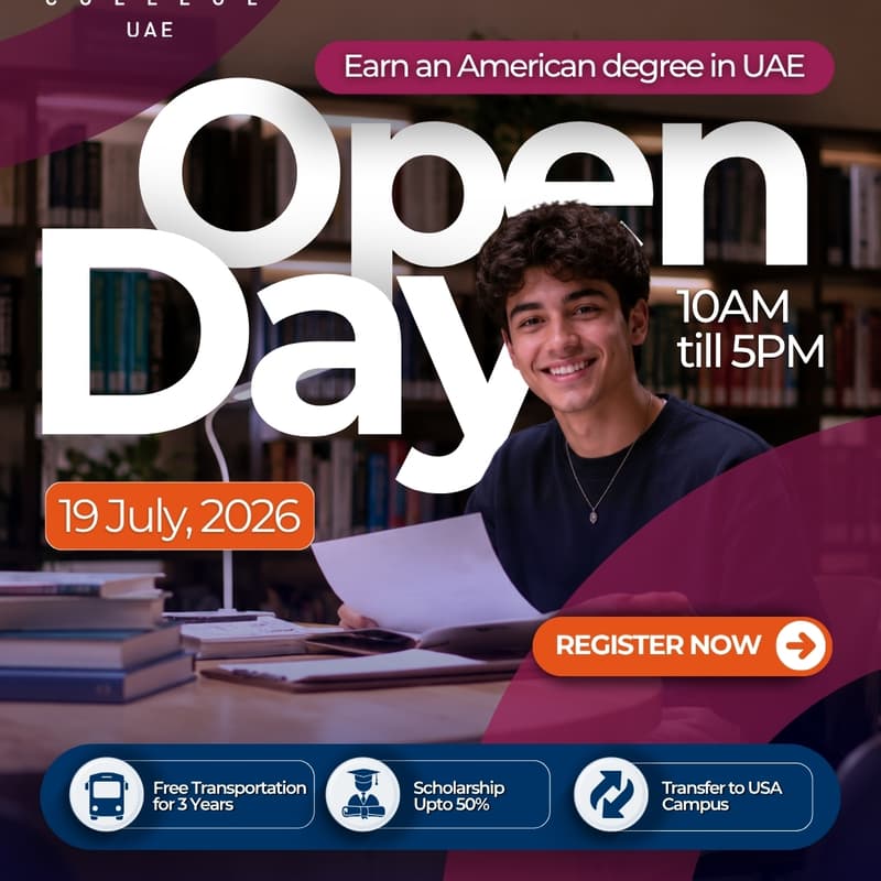 Cover Image for Walsh College UAE Open Day 19th July 2026