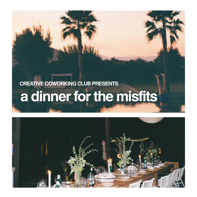 Cover Image for [LA] a dinner for the misfits
