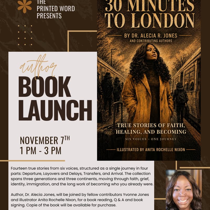 Cover Image for 30 Minutes to London Author Event