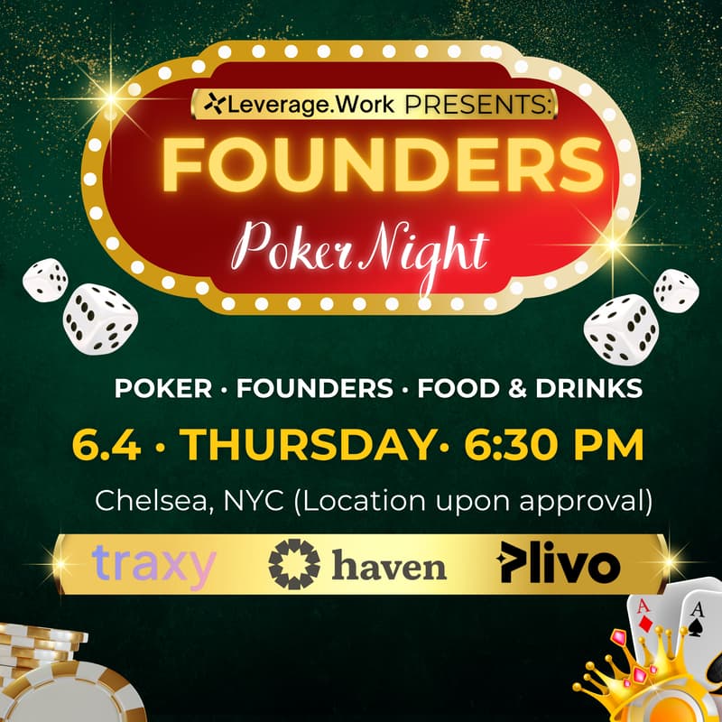 Cover Image for Founders <> VCs Poker Night