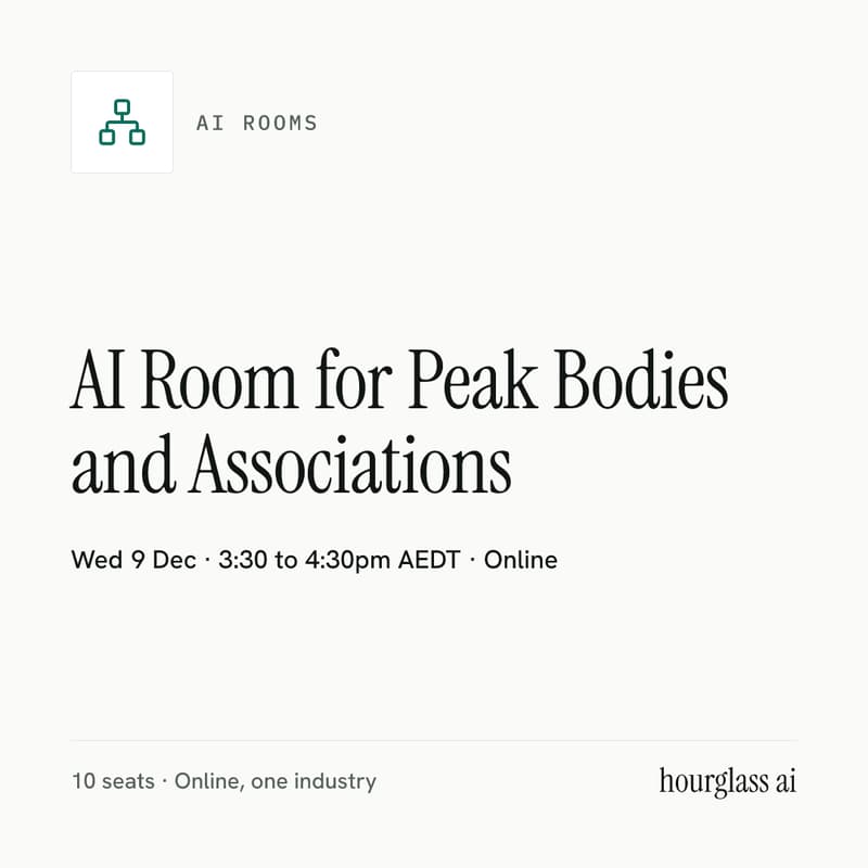 Cover Image for AI Room for Peak Bodies and Associations