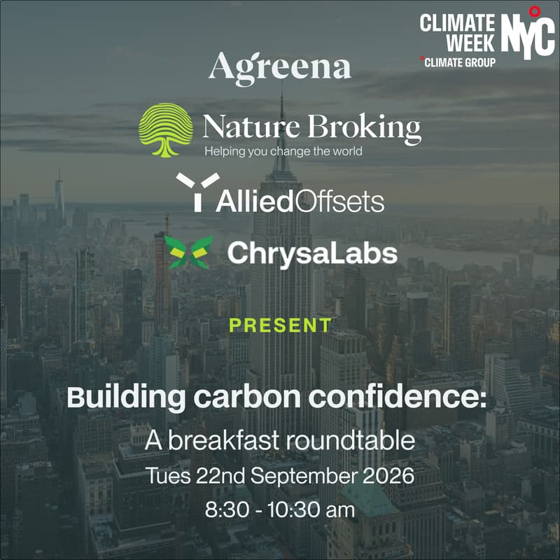 Cover Image for Building carbon confidence - a breakfast roundtable