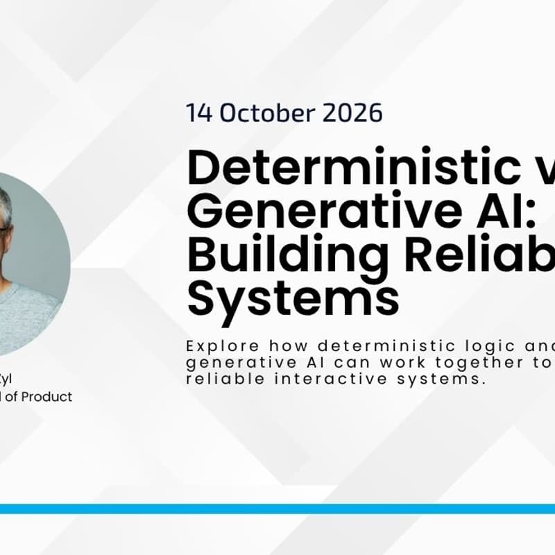 Cover Image for Deterministic vs Generative AI: Building Reliable Systems