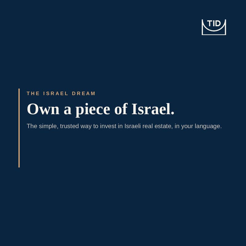 Cover Image for Own a Piece of Israel