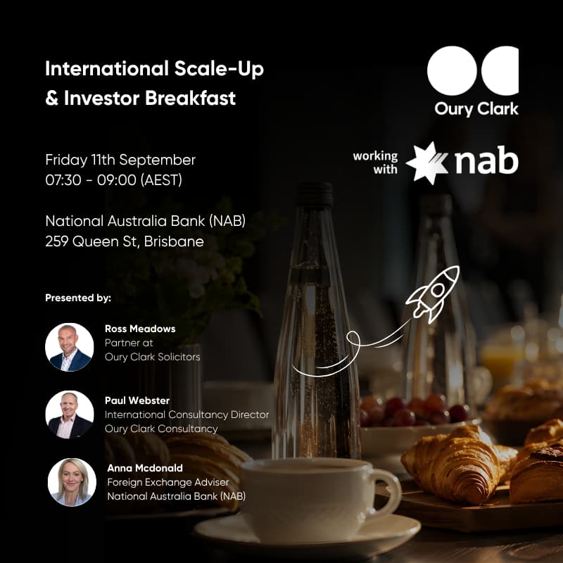 Cover Image for International Scale-Up & Investor Breakfast (Brisbane)