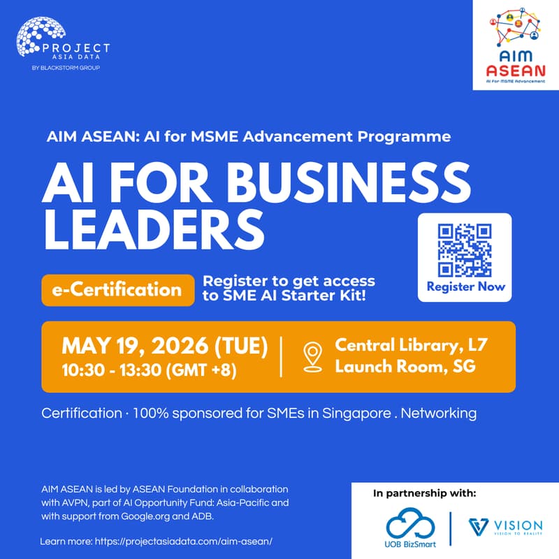 Cover Image for AI Training for Business Leaders – AIM ASEAN Certification