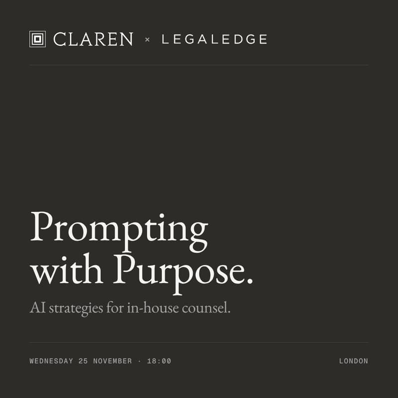 Cover Image for Prompting With Purpose, in Partnership with Claren AI and LegalEdge
