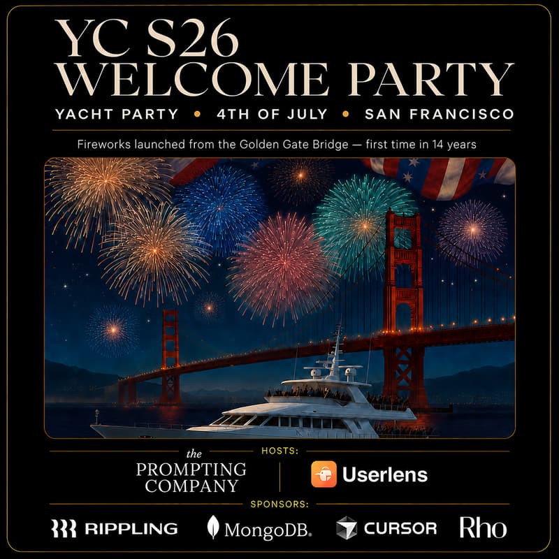 Cover Image for YC S26 Welcoming ft. Userlens x The Prompting Company