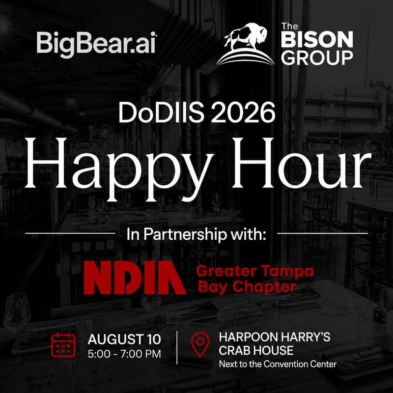 Cover Image for BigBear.ai & The Bison Group 2026 DoDIIS Social