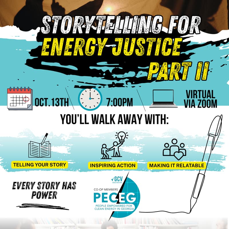 Cover Image for Storytelling for Energy Justice Part 2