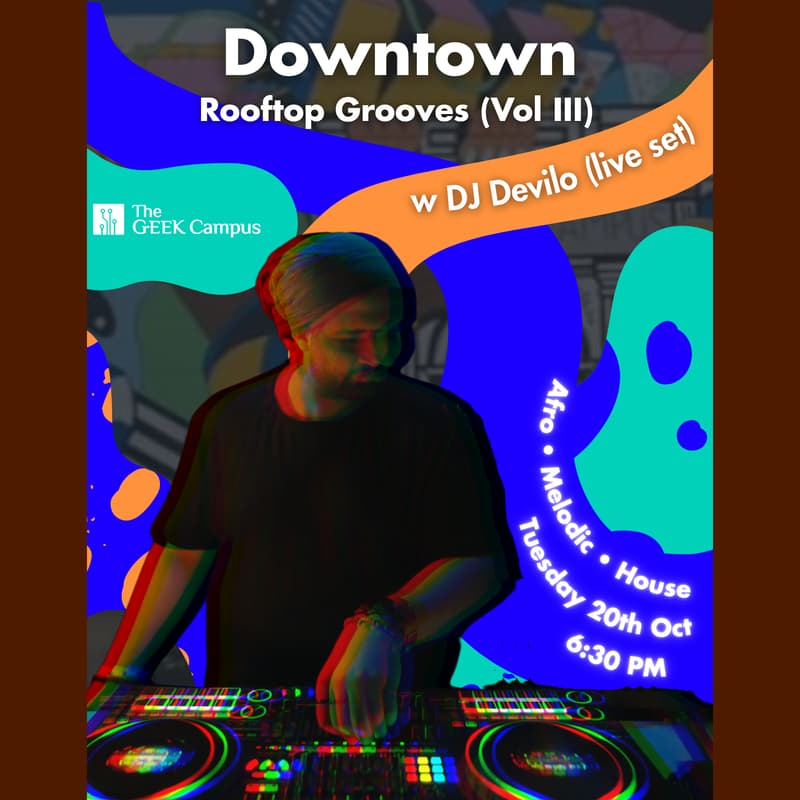 Cover Image for Downtown Rooftop Grooves (Vol III) - w DJ Devilo (Live Set)
