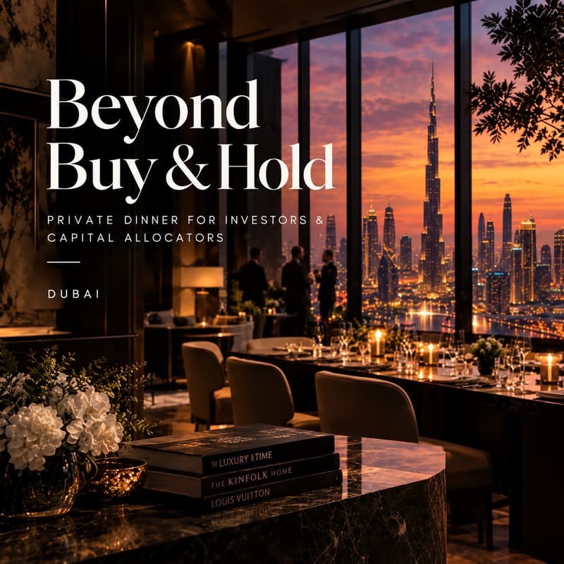 Cover Image for Beyond Buy & Hold. Private Dinner for Investors & Capital Allocators