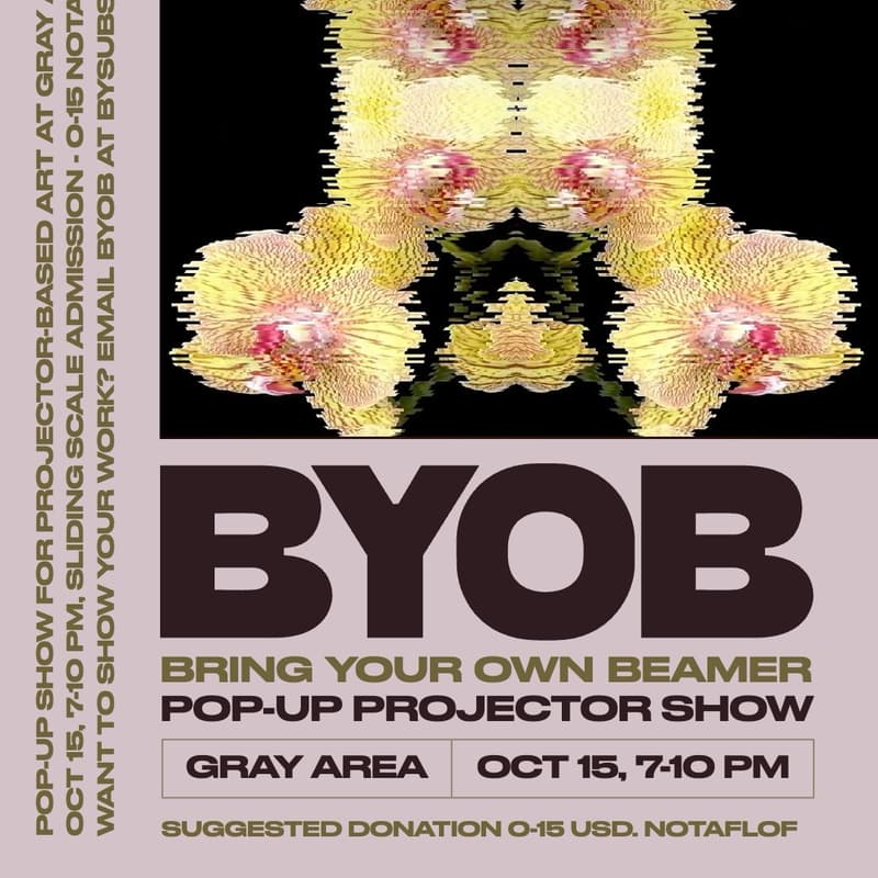 Cover Image for BYOB (Bring Your Own Beamer) Pop-Up Projector Show