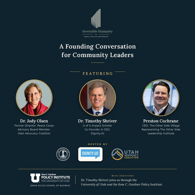 Cover Image for Leading with Dignity: Lunch with Tim Shriver & Jody Olsen