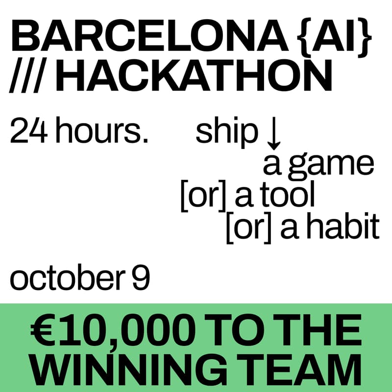 Cover Image for Barcelona AI Hackathon