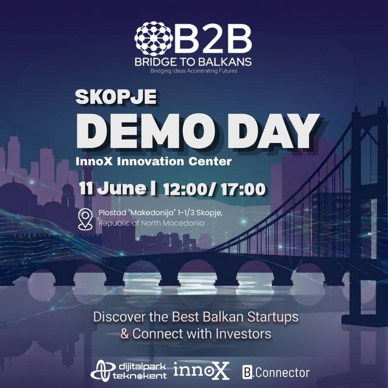 Cover Image for B2B - Bridge to Balkans Demo Day — Skopje 2026