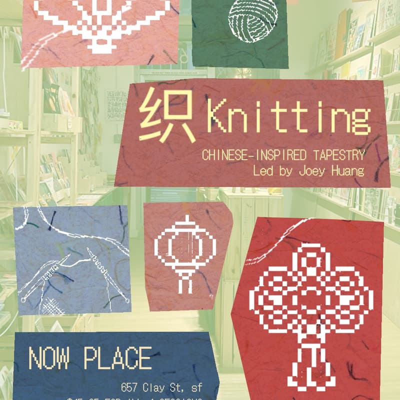 Cover Image for 4 Weeks Cohort ❤ KNITTING: CHINESE-INSPIRED TAPESTRY ART ❤