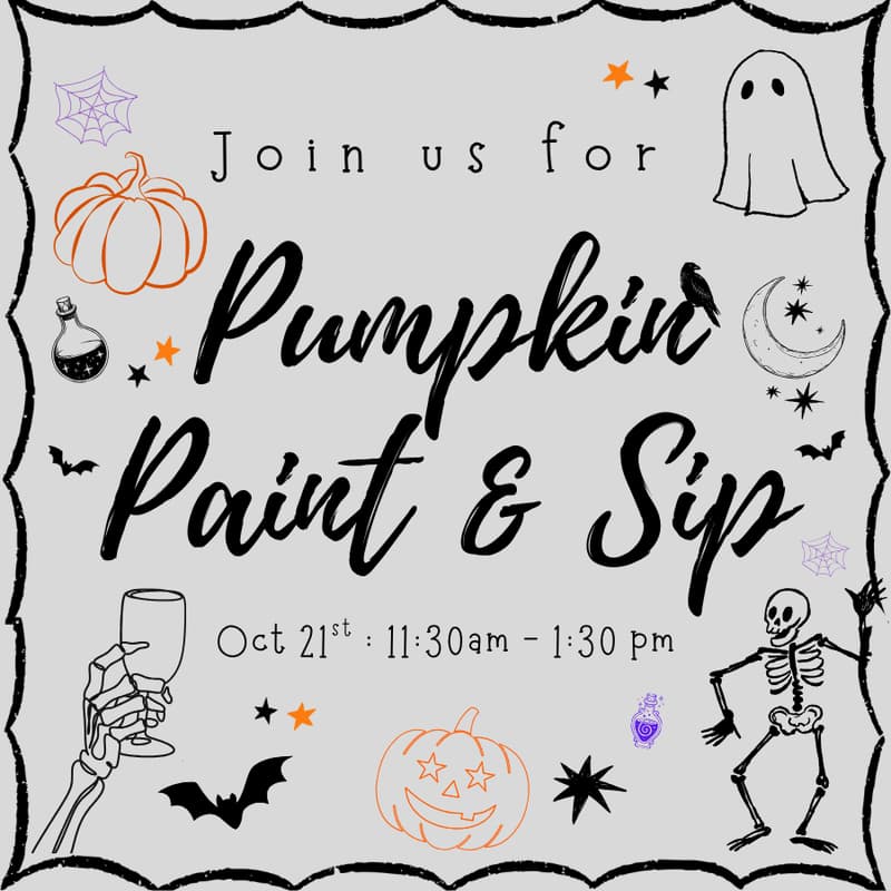 Cover Image for Craft & Connect | Pumpkin Paint & Sip