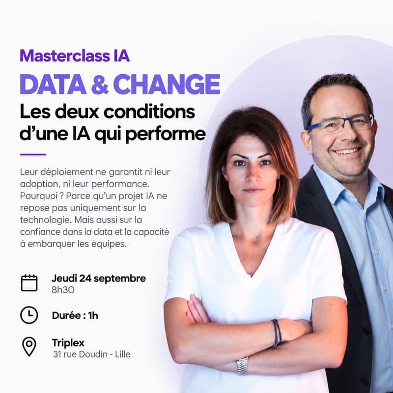 Cover Image for Masterclass - DATA & CHANGE : Les deux conditions d'une IA qui performe