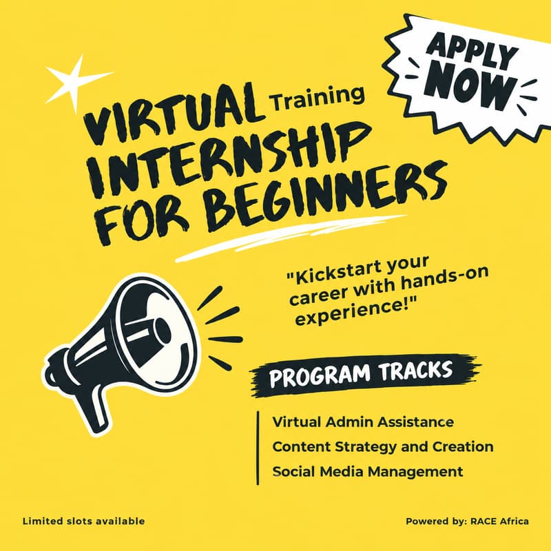 Cover Image for RACE Internship for Beginners Oct Cohort 2026 (Induction)