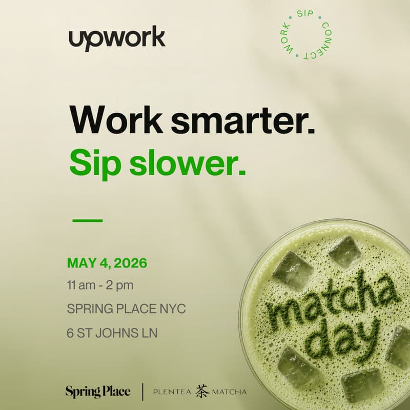 Cover Image for Upwork Matcha Day